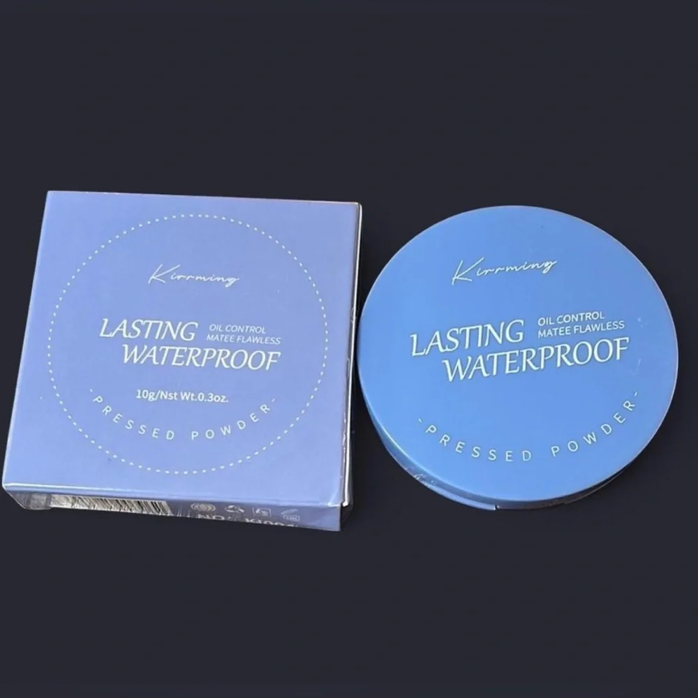 Lasting Waterproof Pressed Powder Foundation - Cream